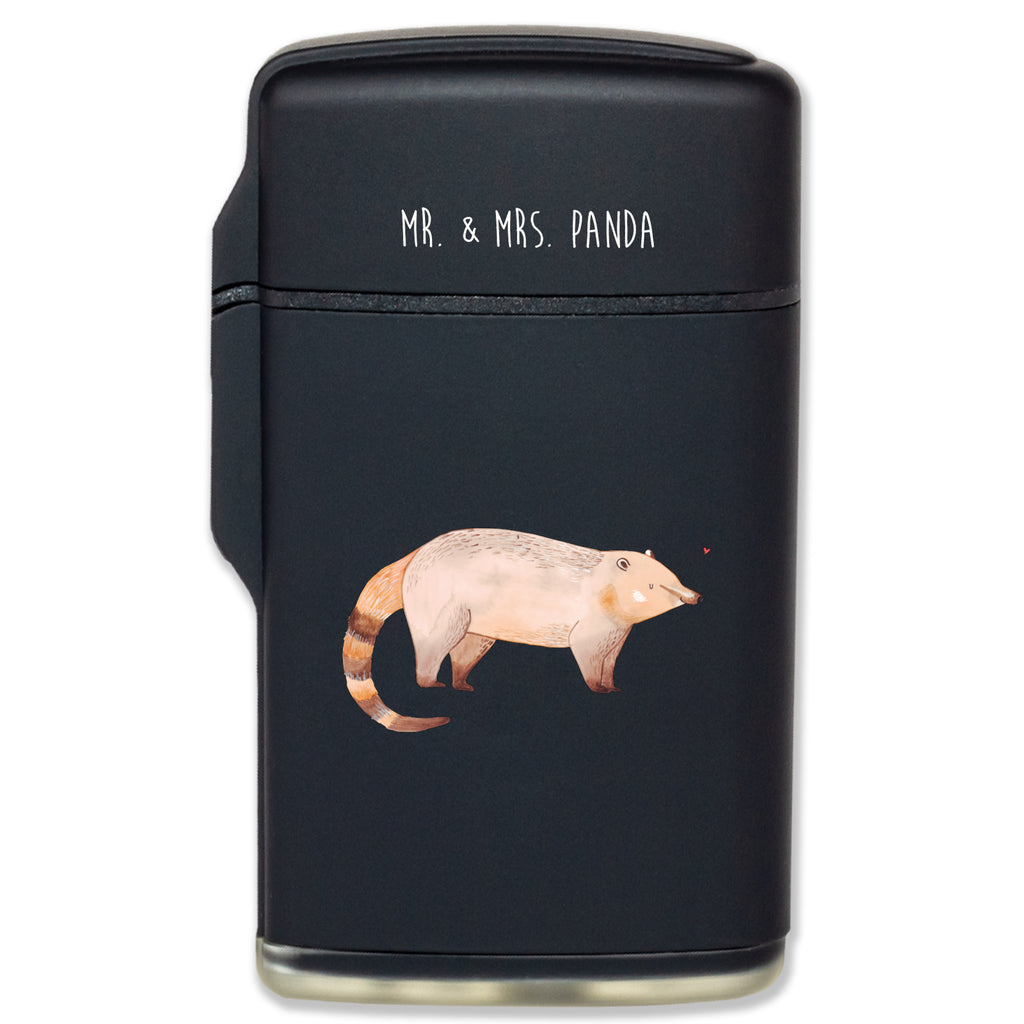 Feuerzeug Nasenbär Tiermotive, Gute Laune, lustige Sprüche, Tiere, Nasenbär, Nasenbären, Rüsselbär, Bär
