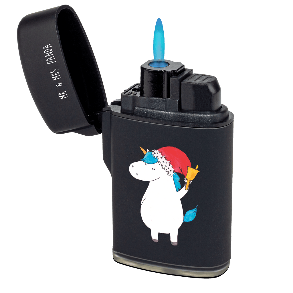 Feuerzeug Einhorn Weihnachtsmann Einhorn, Einhörner, Einhorn Deko, Pegasus, Unicorn, Gin, Schokolade, Schoki, Weihnachten, Weihnachtsmann, Nikolaus, Wunschzettel, Wunschliste, Feenstaub