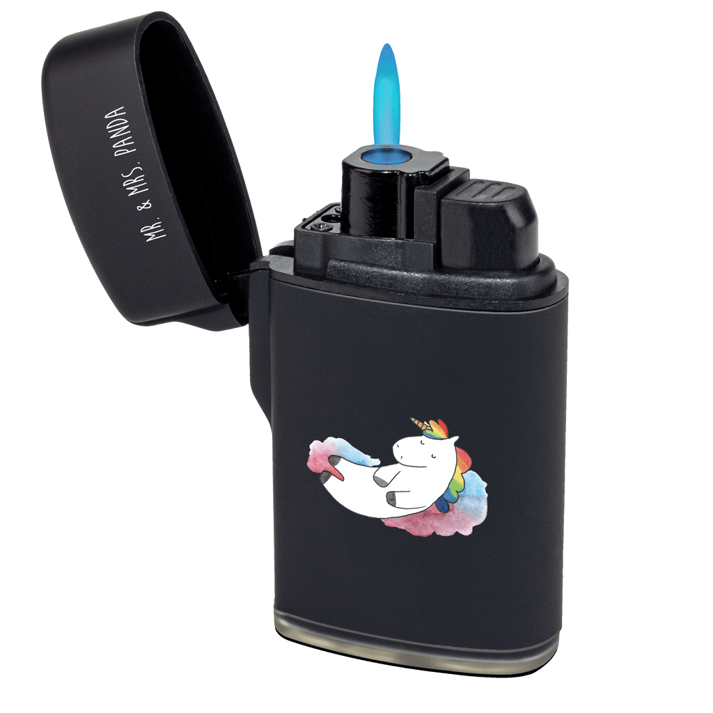 Feuerzeug Einhorn Wolke 7 Einhorn, Einhörner, Einhorn Deko, Pegasus, Unicorn, verliebt, Menschen, witzig, lustig, Geschenk, Glaube, Realität, Lächeln