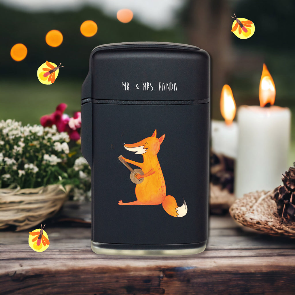 Feuerzeug Fuchs Gitarre Fuchs, Füchse, Geschenk Musiker, Musik Spruch, Musikerin, Sänger, Sängerin, Gitarre