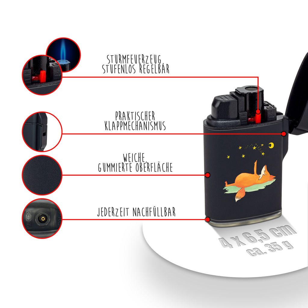 Feuerzeug Fuchs Sterne Fuchs, Füchse, tröstende Worte, Spruch positiv, Spruch schön, Romantik, Always Look on the Bright Side of Life