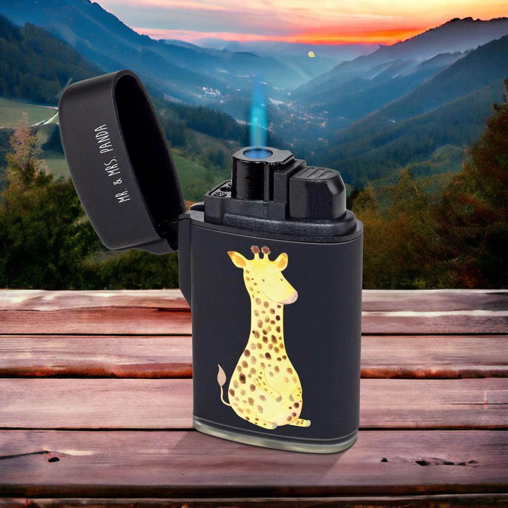 Feuerzeug Giraffe Zufrieden Afrika, Wildtiere, Giraffe, Zufrieden, Glück, Abenteuer