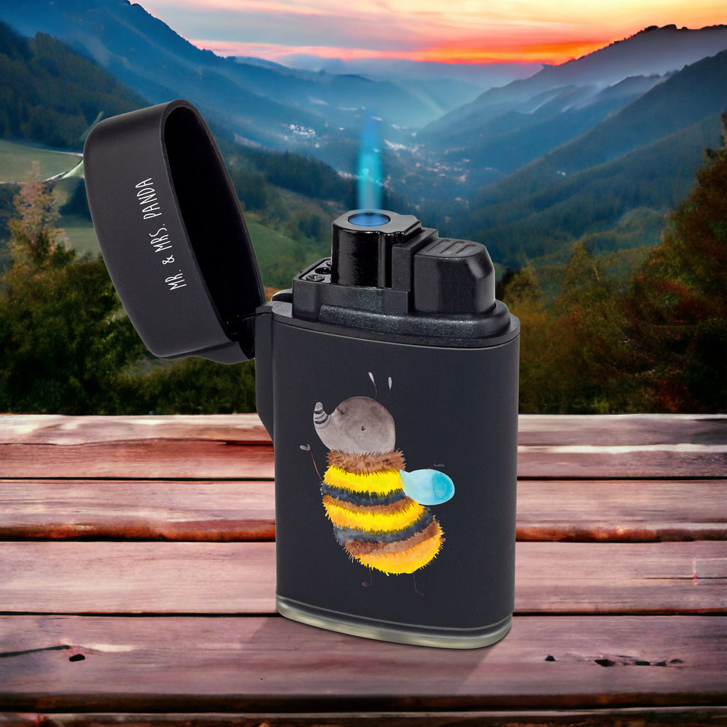 Feuerzeug Hummel flauschig Tiermotive, Gute Laune, lustige Sprüche, Tiere, Hummel, Flauschig, Biene, Blume, Natur