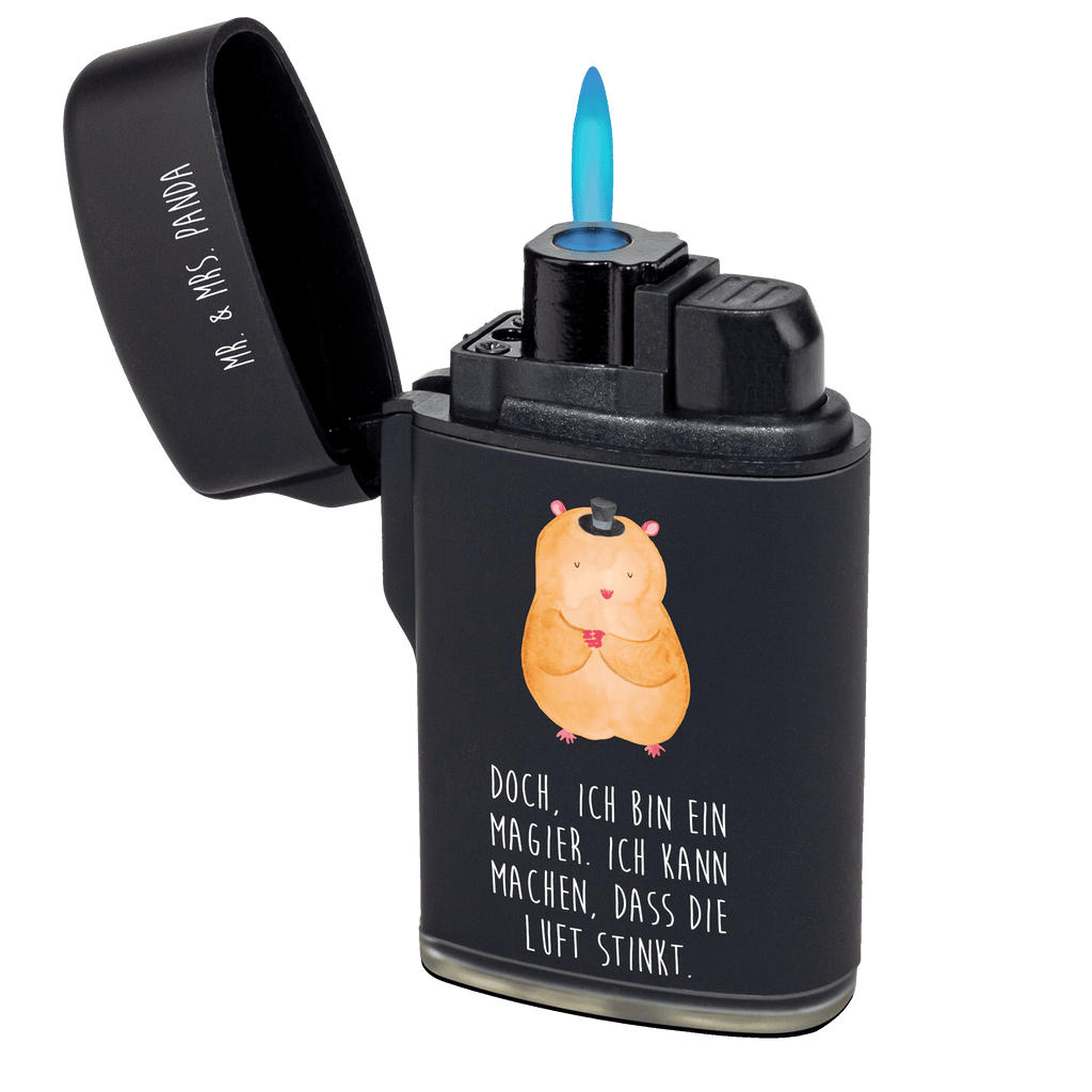 Feuerzeug Hamster mit Hut Tiermotive, Gute Laune, lustige Sprüche, Tiere, Hamster, Hut, Magier, Zylinder, Zwerghamster, Zauberer, Houdini