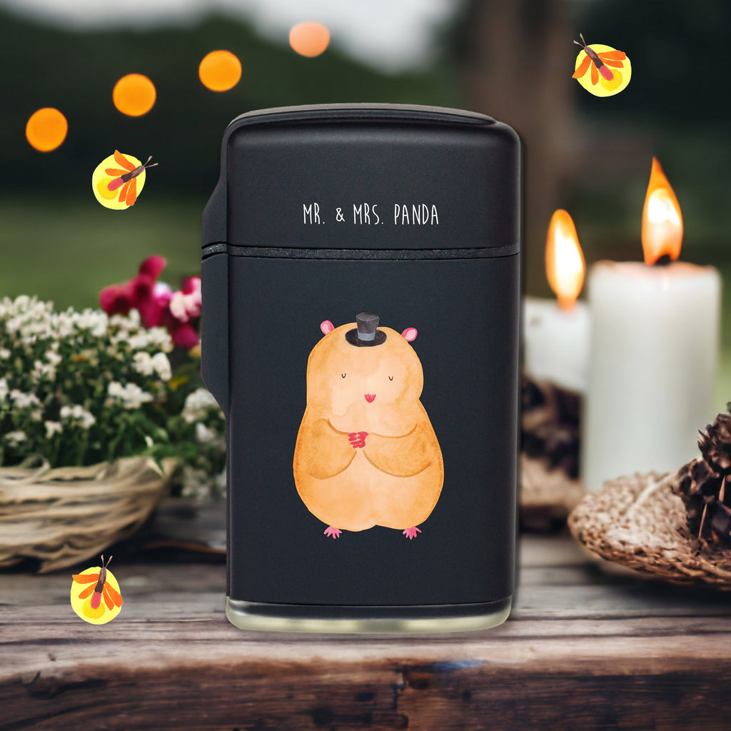Feuerzeug Hamster mit Hut Tiermotive, Gute Laune, lustige Sprüche, Tiere, Hamster, Hut, Magier, Zylinder, Zwerghamster, Zauberer, Houdini