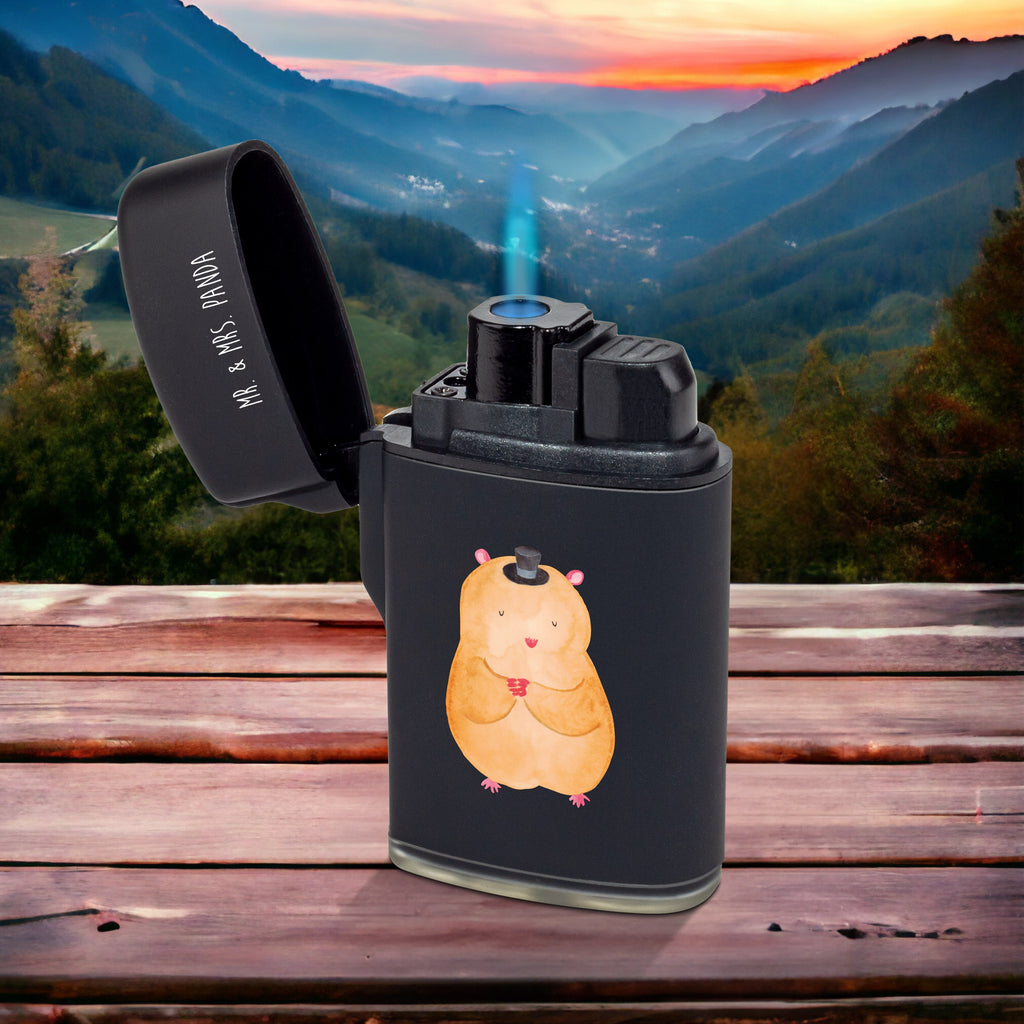 Feuerzeug Hamster mit Hut Tiermotive, Gute Laune, lustige Sprüche, Tiere, Hamster, Hut, Magier, Zylinder, Zwerghamster, Zauberer, Houdini