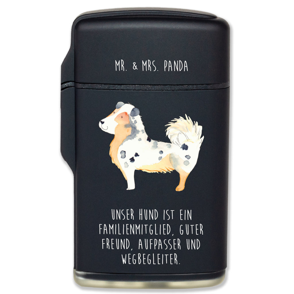 Feuerzeug Australien Shepherd Hund, Hundemotiv, Haustier, Hunderasse, Tierliebhaber, Hundebesitzer, Sprüche, Australien Shepherd, Shepherd, Hundeliebe, Familienhund, Spruch