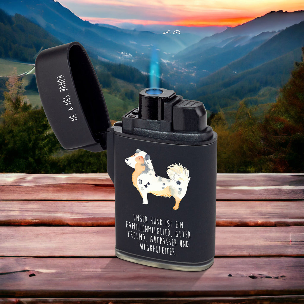 Feuerzeug Australien Shepherd Hund, Hundemotiv, Haustier, Hunderasse, Tierliebhaber, Hundebesitzer, Sprüche, Australien Shepherd, Shepherd, Hundeliebe, Familienhund, Spruch