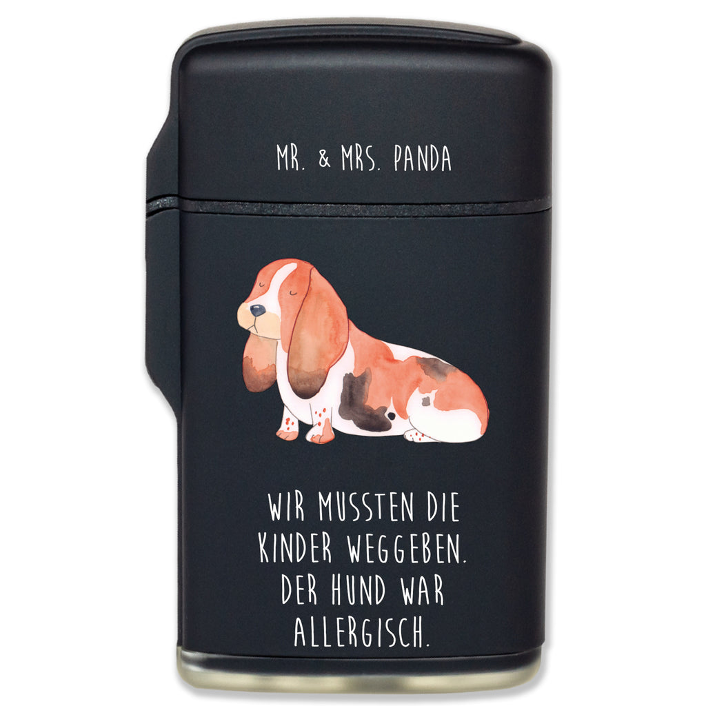 Feuerzeug Hund Basset Hound Hund, Hundemotiv, Haustier, Hunderasse, Tierliebhaber, Hundebesitzer, Sprüche, Basset Hound, Basset, Hundeliebe, kinderlos