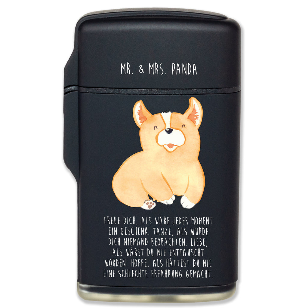 Feuerzeug Corgie Hund, Hundemotiv, Haustier, Hunderasse, Tierliebhaber, Hundebesitzer, Sprüche, Corgie, Welsh Corgie Pembroke, britisch, Motivation, Spruch, Hundespruch, Lebensfreude