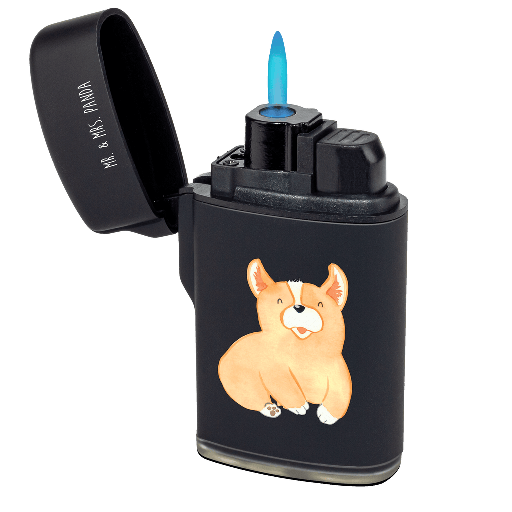Feuerzeug Corgie Hund, Hundemotiv, Haustier, Hunderasse, Tierliebhaber, Hundebesitzer, Sprüche, Corgie, Welsh Corgie Pembroke, britisch, Motivation, Spruch, Hundespruch, Lebensfreude