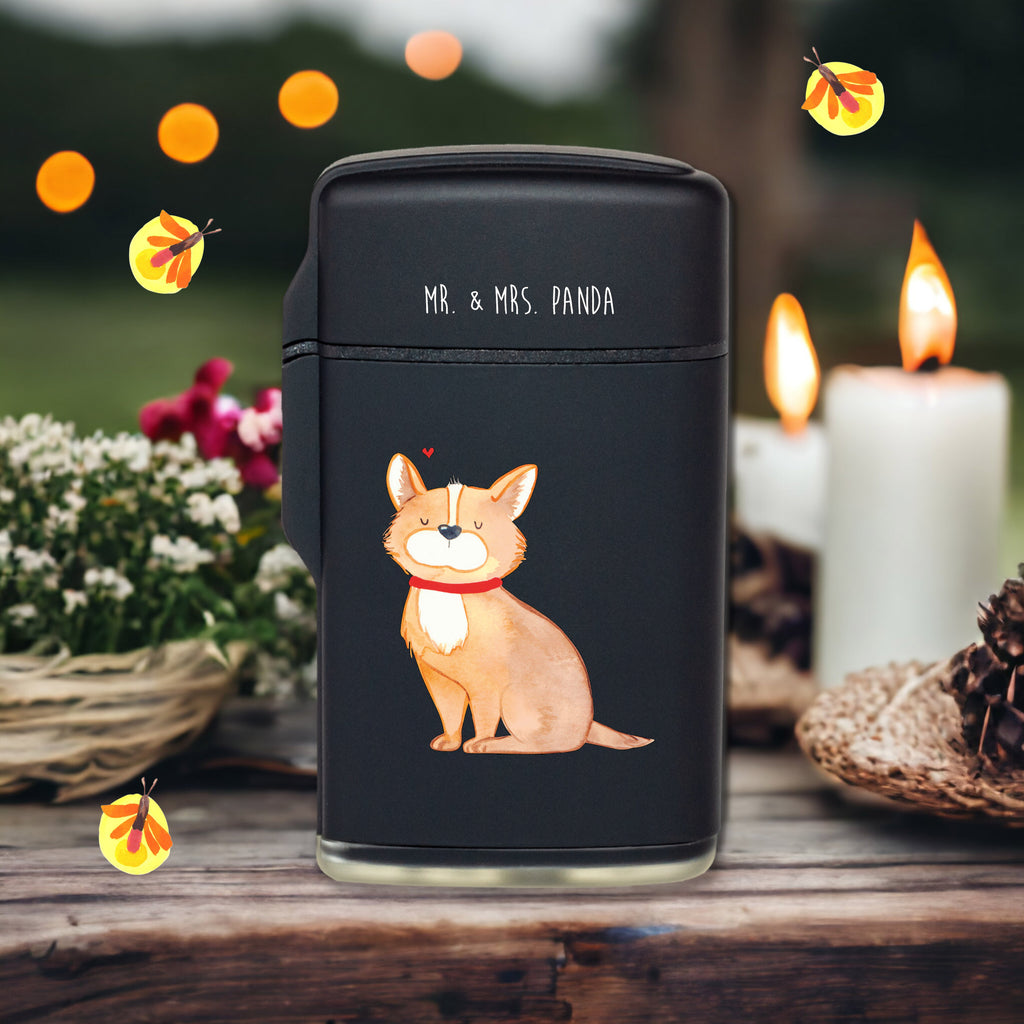 Feuerzeug Hundeglück Hund, Hundemotiv, Haustier, Hunderasse, Tierliebhaber, Hundebesitzer, Sprüche, Corgie, Hundeliebe, Spruch, Hundemama, Liebe