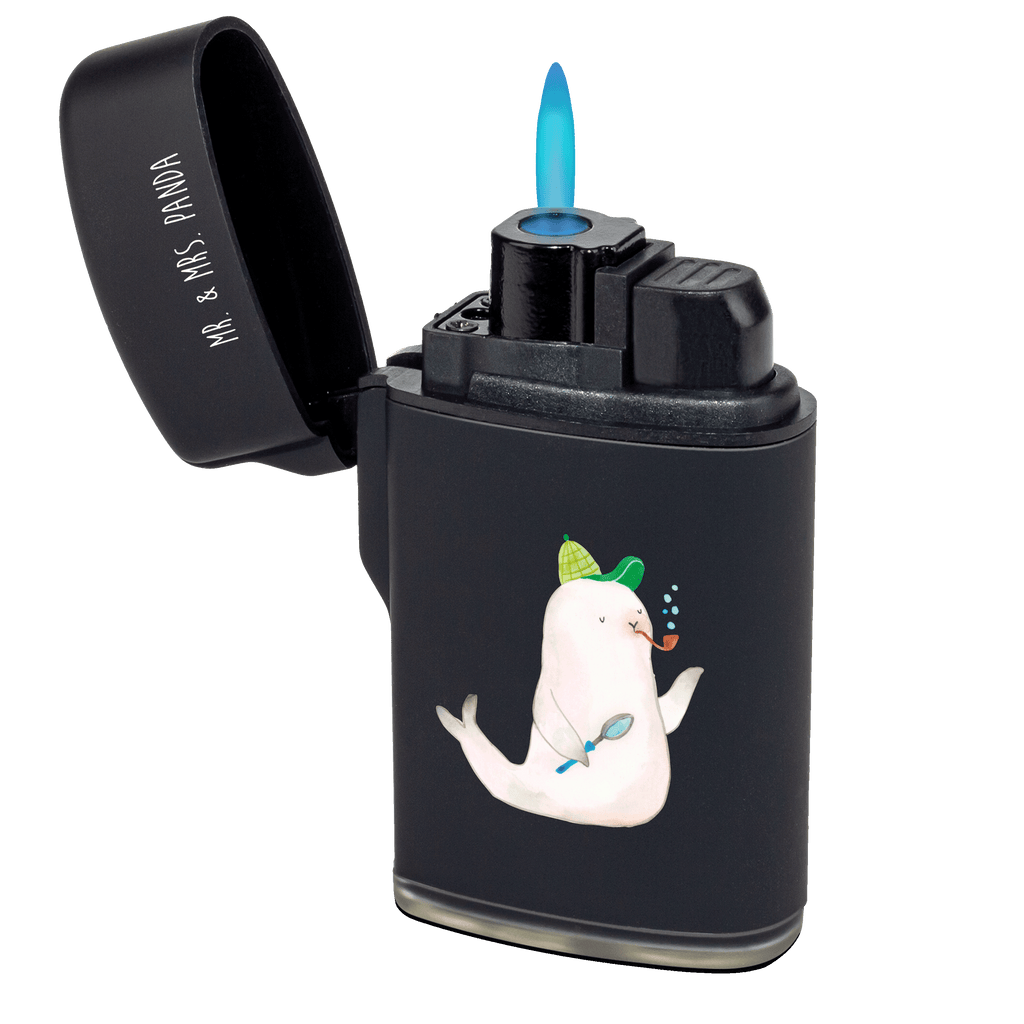 Feuerzeug Robbe Sherlock Tiermotive, Gute Laune, lustige Sprüche, Tiere