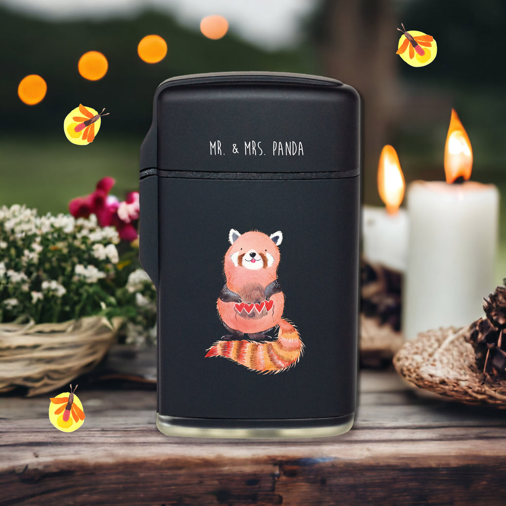 Feuerzeug Roter Panda Tiermotive, Gute Laune, lustige Sprüche, Tiere, Panda, Liebe, Rot, Herz, Liebling, Lieblingsmensch