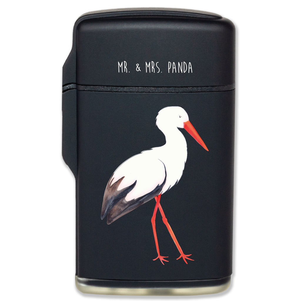 Feuerzeug Storch Tiermotive, Gute Laune, lustige Sprüche, Tiere, Storch, Störche, Schwangerschaft, Geburt, Mutter, Mütter, Mutter werden, Schwanger, Babybauch, Baby