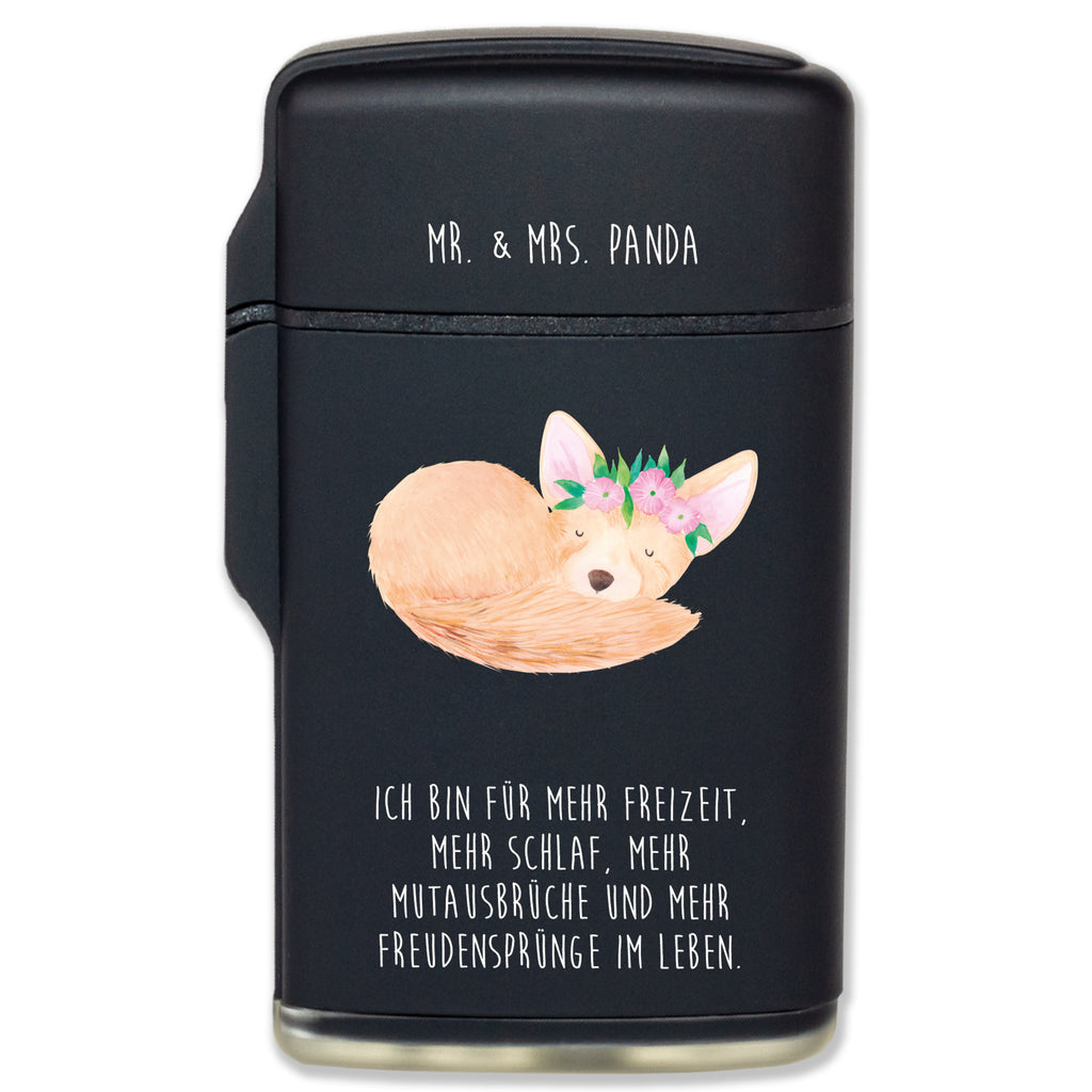 Feuerzeug Wüstenfuchs Blumenkranz Afrika, Wildtiere, Wüste, Wüstenfuchs, Blumen, Blumenkranz, Glücklich