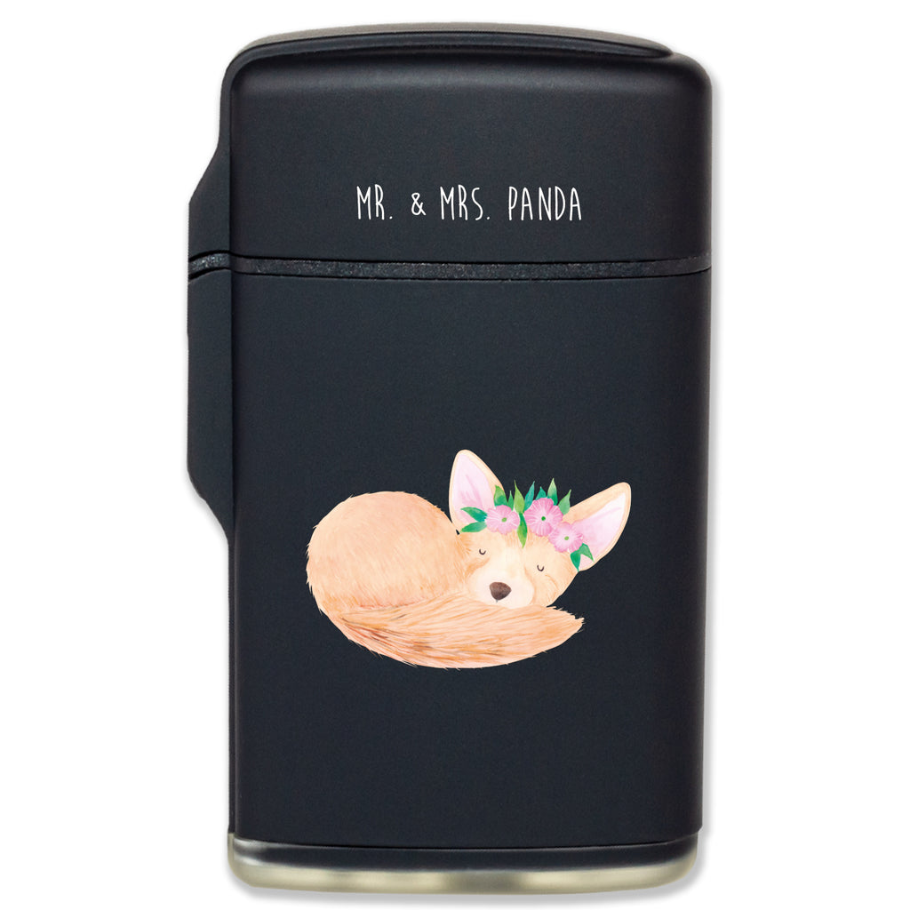 Feuerzeug Wüstenfuchs Blumenkranz Afrika, Wildtiere, Wüste, Wüstenfuchs, Blumen, Blumenkranz, Glücklich