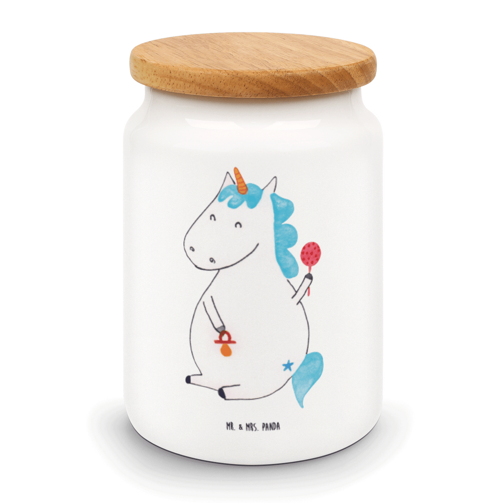 Vorratsdose Einhorn Baby Vorratsdose, Keksdose, Keramikdose, Leckerlidose, Dose, Vorratsbehälter, Aufbewahrungsdose, Einhorn, Einhörner, Einhorn Deko, Pegasus, Unicorn, Mutter, Geburt, Geburtstag, erstes Kind, Baby, Babyglück, Nachwuchs, Eltern, Party, Kind, Schnuller