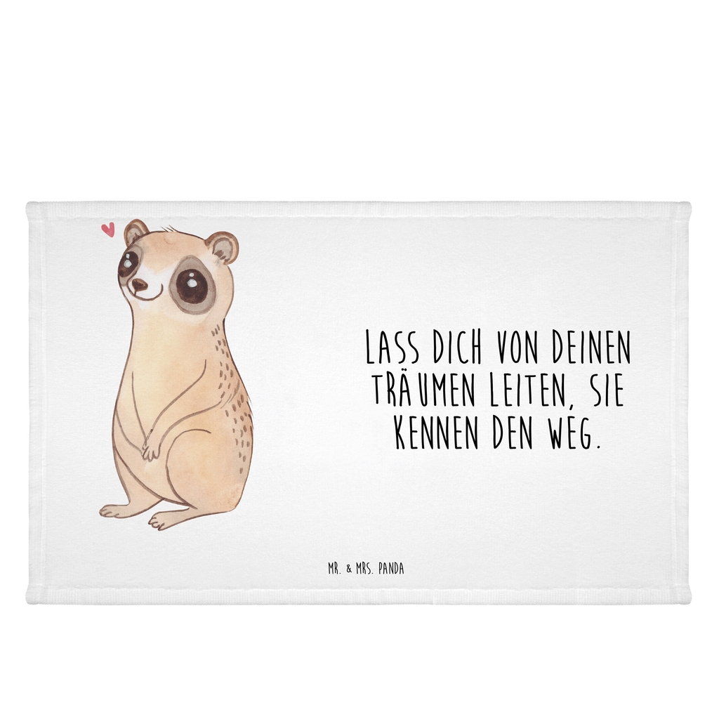 Gäste Handtuch Plumplori Glücklich Gästetuch, Reisehandtuch, Sport Handtuch, Frottier, Kinder Handtuch, Tiermotive, Gute Laune, lustige Sprüche, Tiere, Plumplori, Niedlich, Glück