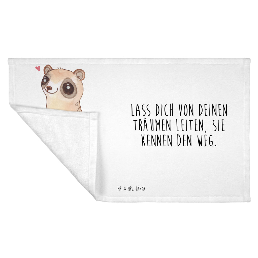 Gäste Handtuch Plumplori Glücklich Gästetuch, Reisehandtuch, Sport Handtuch, Frottier, Kinder Handtuch, Tiermotive, Gute Laune, lustige Sprüche, Tiere, Plumplori, Niedlich, Glück