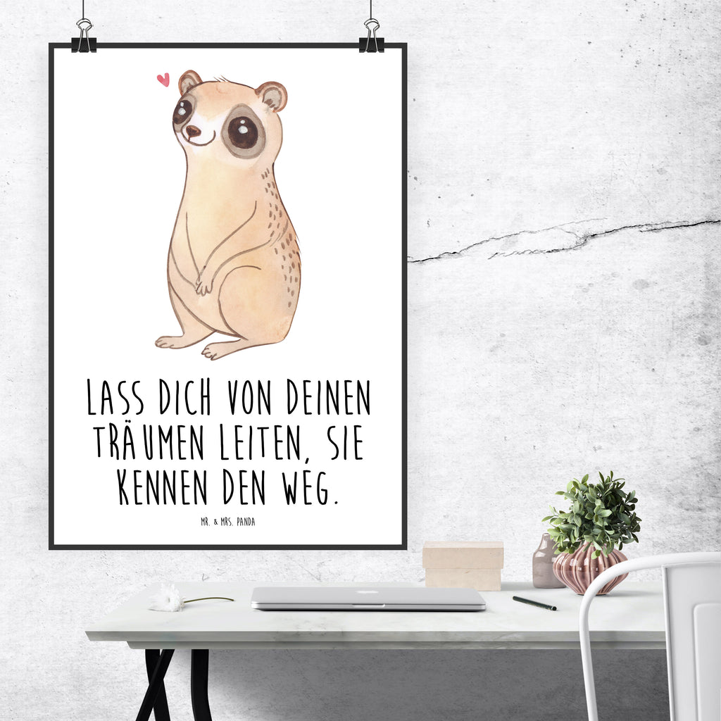 Poster Plumplori Glücklich Poster, Wandposter, Bild, Wanddeko, Küchenposter, Kinderposter, Wanddeko Bild, Raumdekoration, Wanddekoration, Handgemaltes Poster, Mr. & Mrs. Panda Poster, Designposter, Kunstdruck, Posterdruck, Tiermotive, Gute Laune, lustige Sprüche, Tiere, Plumplori, Niedlich, Glück
