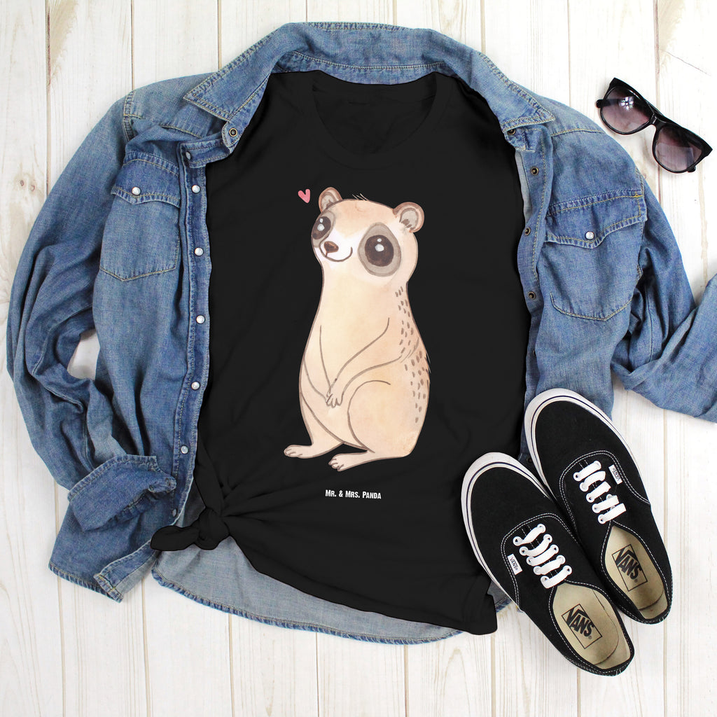 Größe L T-Shirt Plumplori Glücklich T-Shirt, Shirt, Tshirt, Lustiges T-Shirt, T-Shirt mit Spruch, Party, Junggesellenabschied, Jubiläum, Geburstag, Herrn, Damen, Männer, Frauen, Schlafshirt, Nachthemd, Sprüche, Tiermotive, Gute Laune, lustige Sprüche, Tiere, Plumplori, Niedlich, Glück
