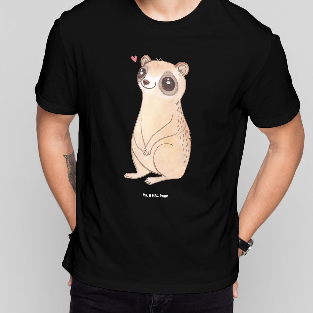 Größe L T-Shirt Plumplori Glücklich T-Shirt, Shirt, Tshirt, Lustiges T-Shirt, T-Shirt mit Spruch, Party, Junggesellenabschied, Jubiläum, Geburstag, Herrn, Damen, Männer, Frauen, Schlafshirt, Nachthemd, Sprüche, Tiermotive, Gute Laune, lustige Sprüche, Tiere, Plumplori, Niedlich, Glück