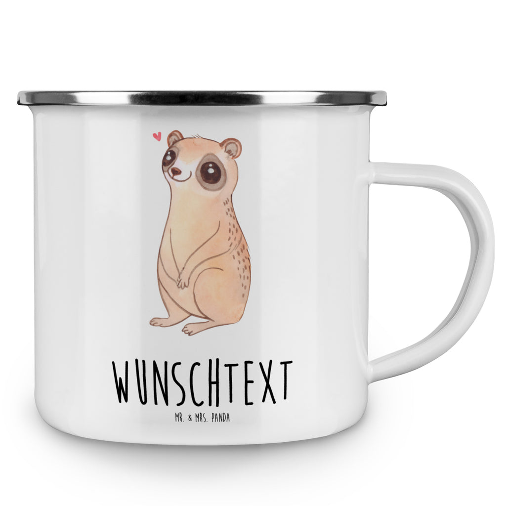 Personalisierte Emaille Tasse Plumplori Glücklich Emaille Tasse personalisiert, Emaille Tasse mit Namen, Campingtasse personalisiert, Namenstasse, Campingtasse bedrucken, Campinggeschirr personalsisert, Tiermotive, Gute Laune, lustige Sprüche, Tiere, Plumplori, Niedlich, Glück