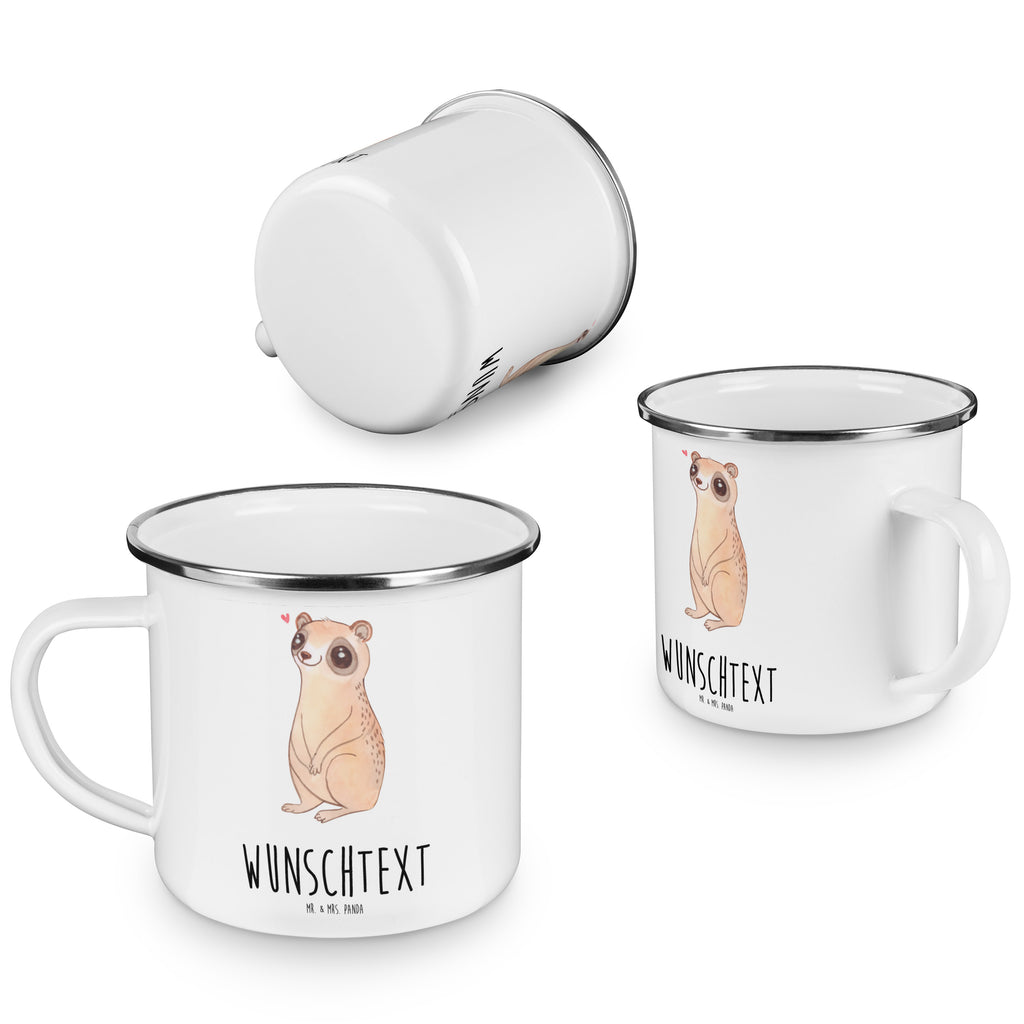 Personalisierte Emaille Tasse Plumplori Glücklich Emaille Tasse personalisiert, Emaille Tasse mit Namen, Campingtasse personalisiert, Namenstasse, Campingtasse bedrucken, Campinggeschirr personalsisert, Tiermotive, Gute Laune, lustige Sprüche, Tiere, Plumplori, Niedlich, Glück