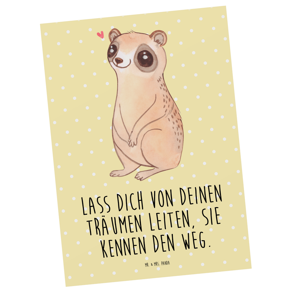 Postkarte Plumplori Glücklich Geschenkkarte, Grußkarte, Karte, Einladung, Ansichtskarte, Geburtstagskarte, Einladungskarte, Dankeskarte, Tiermotive, Gute Laune, lustige Sprüche, Tiere, Plumplori, Niedlich, Glück