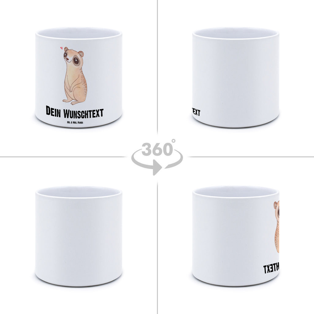 Personalisierter XL Blumentopf Plumplori Glücklich Personalisierter Blumentopf, Personalisierter Übertopf, Personalisierter Pflanztopf, Personalisierter Keramiktopf, Personalisierter Kräutertopf, Personalisierter Topf, Personalisierter Pflanzkübel, Personalisierter Blumenübertopf, Tiermotive, Gute Laune, lustige Sprüche, Tiere, Plumplori, Niedlich, Glück