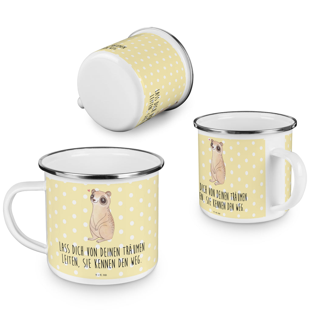 Camping Emaille Tasse Plumplori Glücklich Campingtasse, Trinkbecher, Metalltasse, Outdoor Tasse, Emaille Trinkbecher, Blechtasse Outdoor, Emaille Campingbecher, Edelstahl Trinkbecher, Metalltasse für Camping, Kaffee Blechtasse, Camping Tasse Metall, Tiermotive, Gute Laune, lustige Sprüche, Tiere, Plumplori, Niedlich, Glück