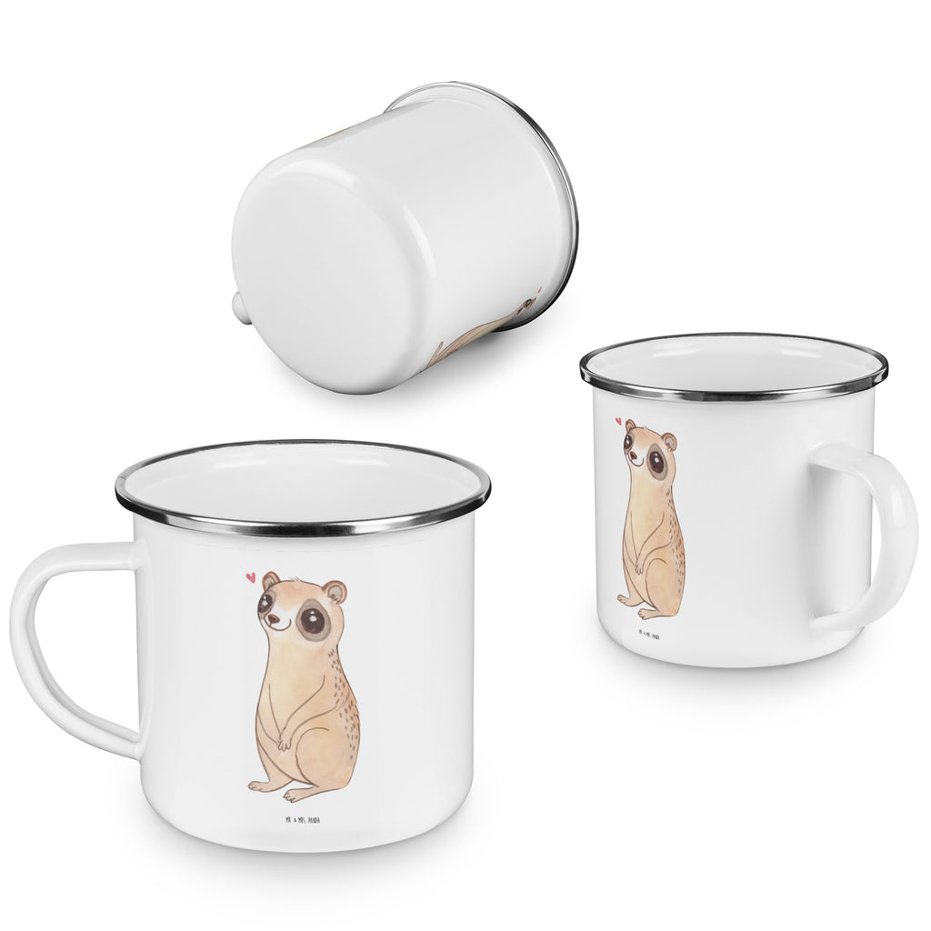 Camping Emaille Tasse Plumplori Glücklich Campingtasse, Trinkbecher, Metalltasse, Outdoor Tasse, Emaille Trinkbecher, Blechtasse Outdoor, Emaille Campingbecher, Edelstahl Trinkbecher, Metalltasse für Camping, Kaffee Blechtasse, Camping Tasse Metall, Tiermotive, Gute Laune, lustige Sprüche, Tiere, Plumplori, Niedlich, Glück