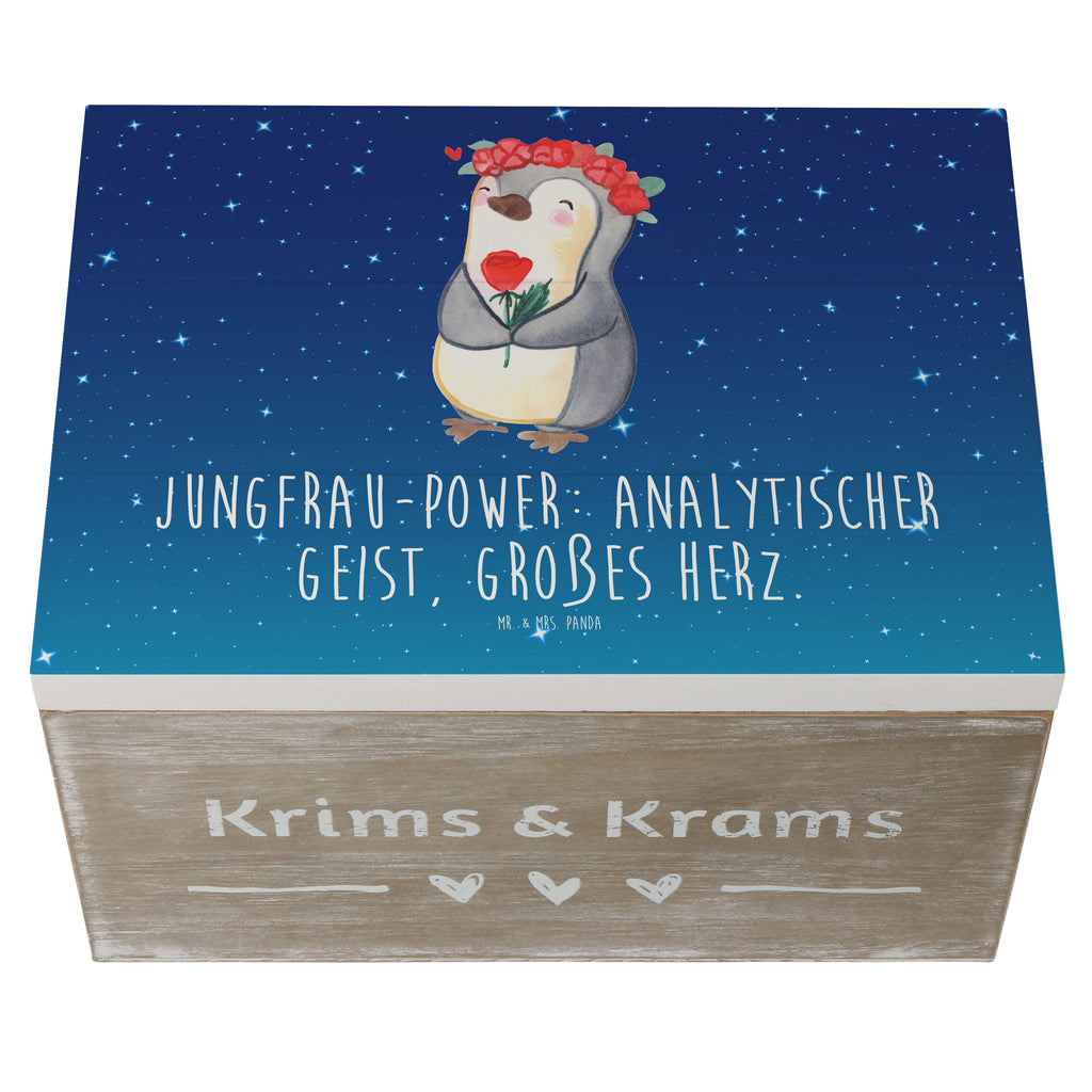 Holzkiste Jungfrau Astrologie Holzkiste, Kiste, Schatzkiste, Truhe, Schatulle, XXL, Erinnerungsbox, Erinnerungskiste, Dekokiste, Aufbewahrungsbox, Tierkreiszeichen, Sternzeichen, Horoskop, Astrologie, Aszendent, Jungfrau, Geschenke Jungfrau, Geburtstagsgeschenk, Geschenke für Frauen