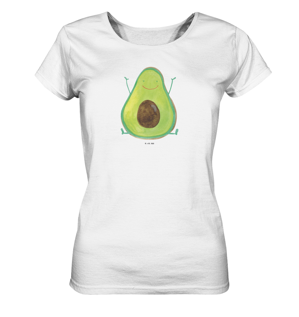 Shirt Damen Avocado Happy T-Shirt, Shirt, Tshirt, Lustiges T-Shirt, T-Shirt mit Spruch, Party, Junggesellenabschied, Jubiläum, Geburstag, Herrn, Damen, Männer, Frauen, Schlafshirt, Nachthemd, Sprüche, Avocado, Veggie, Vegan, Gesund, Chaos