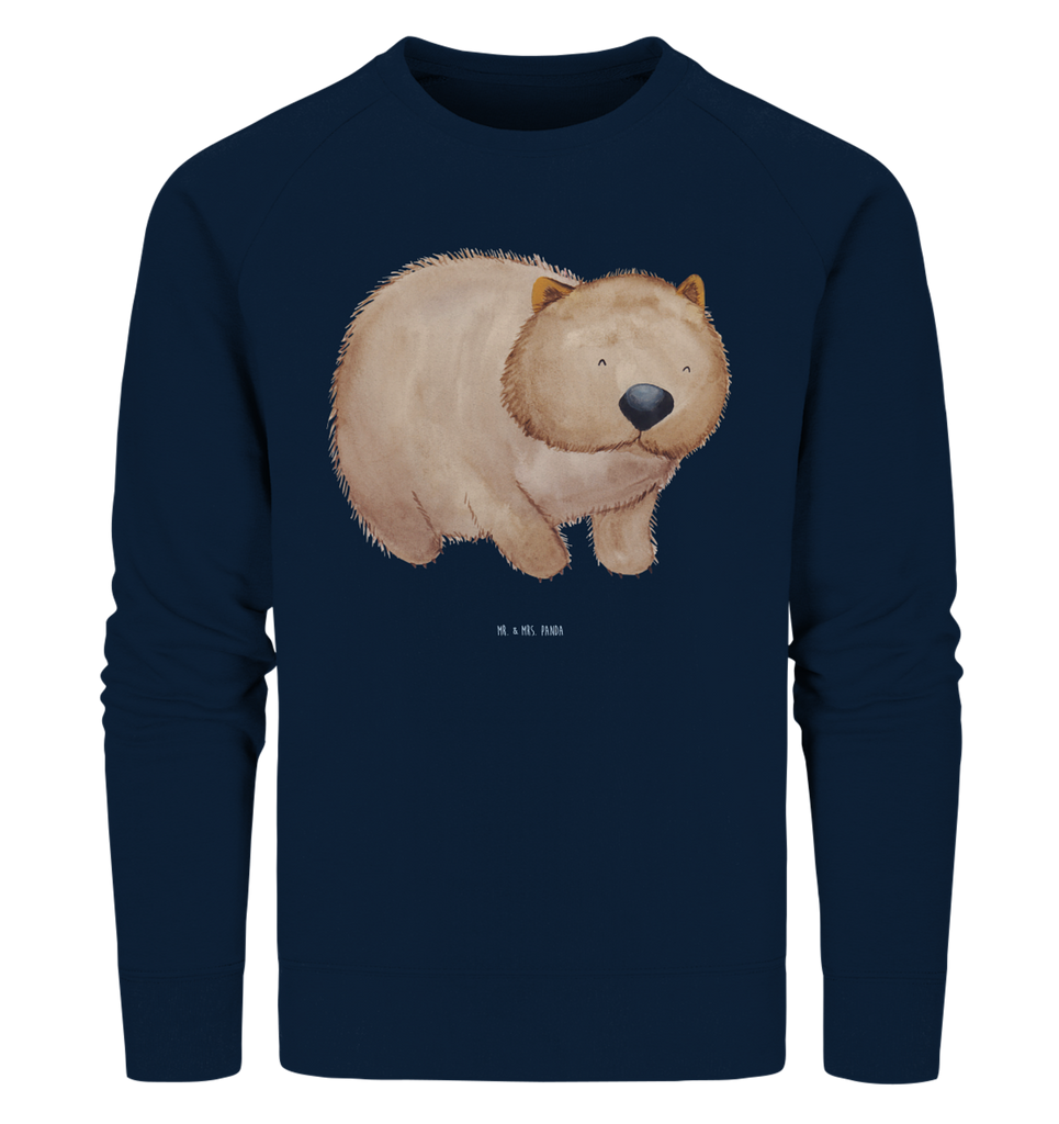 Organic Pullover Wombat Pullover, Pullover Männer, Pullover Frauen, Sweatshirt, Sweatshirt Männer, Sweatshirt Frauen, Unisex, Tiermotive, Gute Laune, lustige Sprüche, Tiere, Wombat, Das Leben ist schön, Motivation, Spruch, Australien