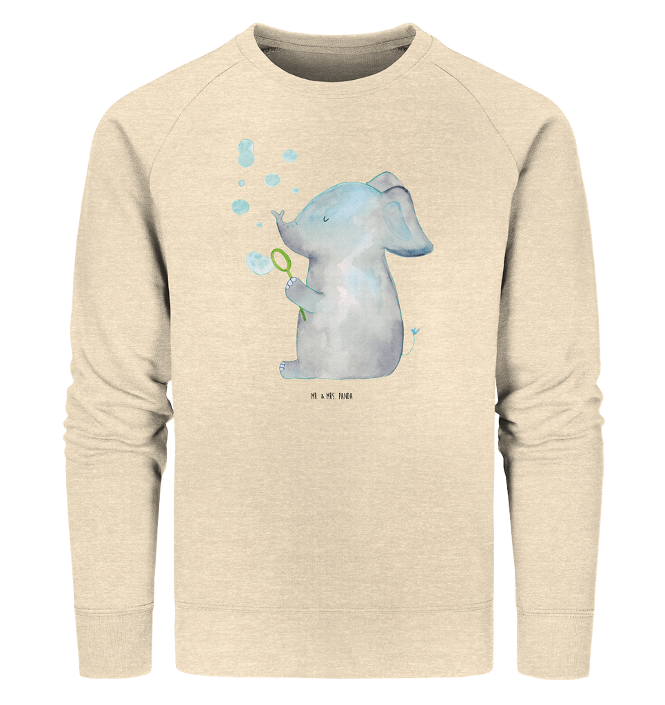 Organic Pullover Elefant Seifenblasen Pullover, Pullover Männer, Pullover Frauen, Sweatshirt, Sweatshirt Männer, Sweatshirt Frauen, Unisex, Tiermotive, Gute Laune, lustige Sprüche, Tiere, Elefant, Elefanten, Dickhäter, Rüsseltier, Seifenblasen, Liebe, Heimat, Gefühl. Daheim, Liebesbeweis, Liebesspruch