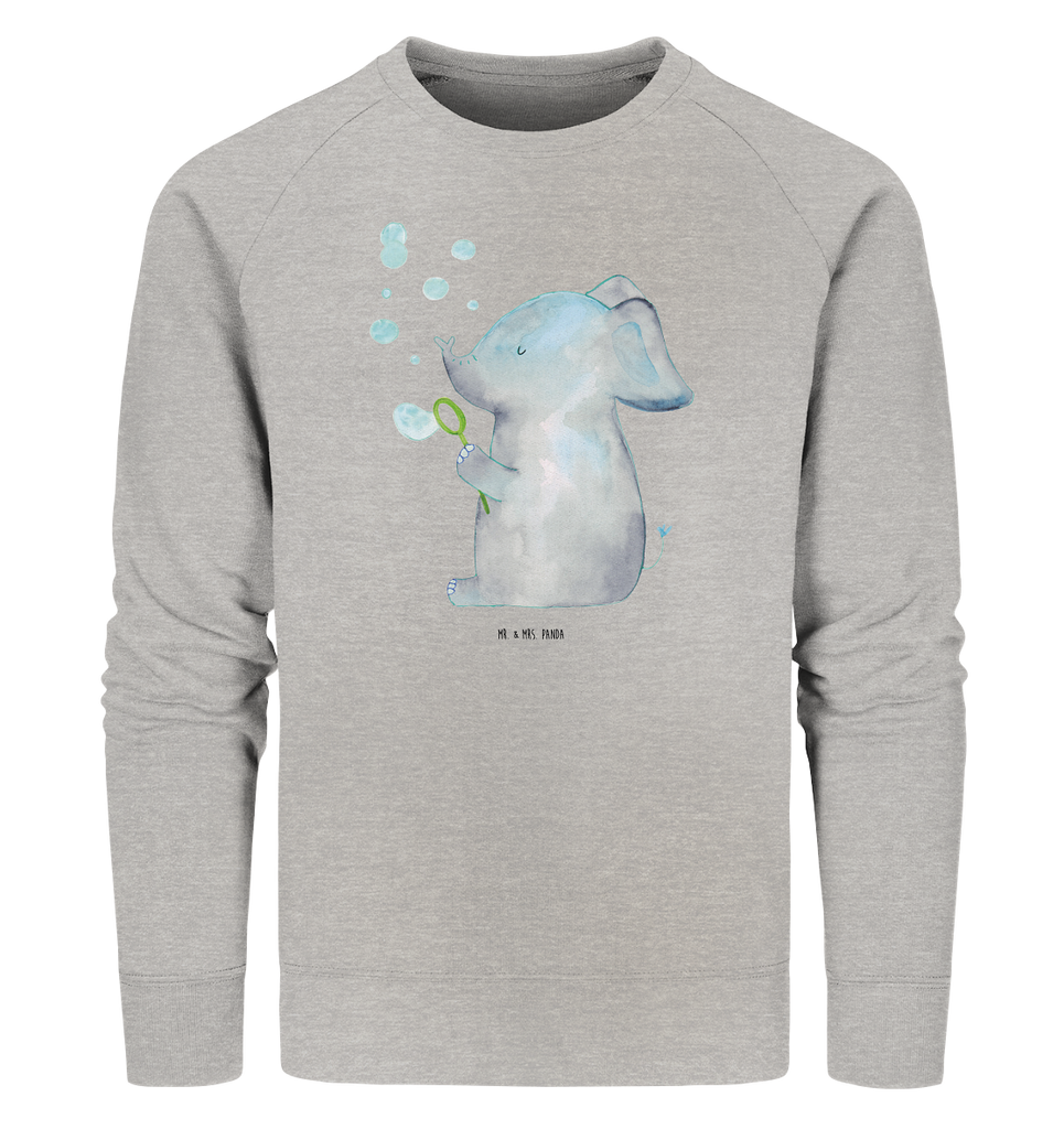 Organic Pullover Elefant Seifenblasen Pullover, Pullover Männer, Pullover Frauen, Sweatshirt, Sweatshirt Männer, Sweatshirt Frauen, Unisex, Tiermotive, Gute Laune, lustige Sprüche, Tiere, Elefant, Elefanten, Dickhäter, Rüsseltier, Seifenblasen, Liebe, Heimat, Gefühl. Daheim, Liebesbeweis, Liebesspruch