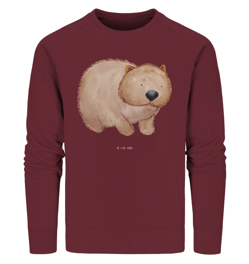 Organic Pullover Wombat Pullover, Pullover Männer, Pullover Frauen, Sweatshirt, Sweatshirt Männer, Sweatshirt Frauen, Unisex, Tiermotive, Gute Laune, lustige Sprüche, Tiere, Wombat, Das Leben ist schön, Motivation, Spruch, Australien