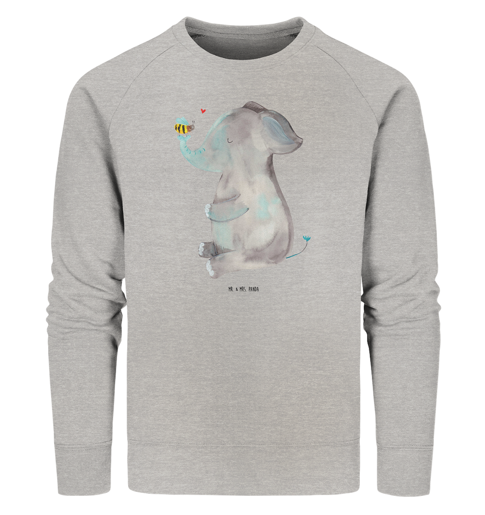 Organic Pullover Elefant & Biene Pullover, Pullover Männer, Pullover Frauen, Sweatshirt, Sweatshirt Männer, Sweatshirt Frauen, Unisex, Tiermotive, Gute Laune, lustige Sprüche, Tiere, Elefant, Biene, Liebe, Liebesbeweis, Jahrestag, Liebesgeschenk, Heiratsantrag, Hochzeitsgeschenk, Liebesspruch
