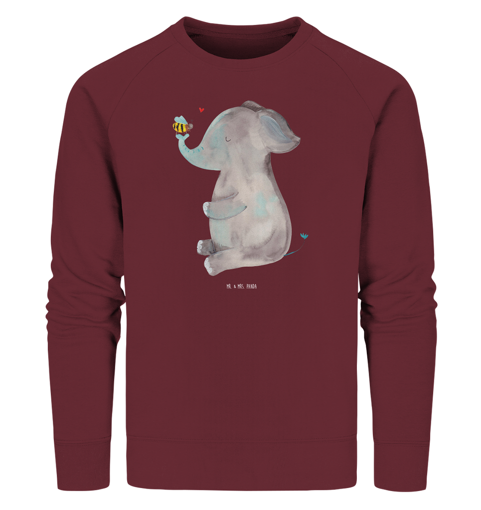 Organic Pullover Elefant & Biene Pullover, Pullover Männer, Pullover Frauen, Sweatshirt, Sweatshirt Männer, Sweatshirt Frauen, Unisex, Tiermotive, Gute Laune, lustige Sprüche, Tiere, Elefant, Biene, Liebe, Liebesbeweis, Jahrestag, Liebesgeschenk, Heiratsantrag, Hochzeitsgeschenk, Liebesspruch