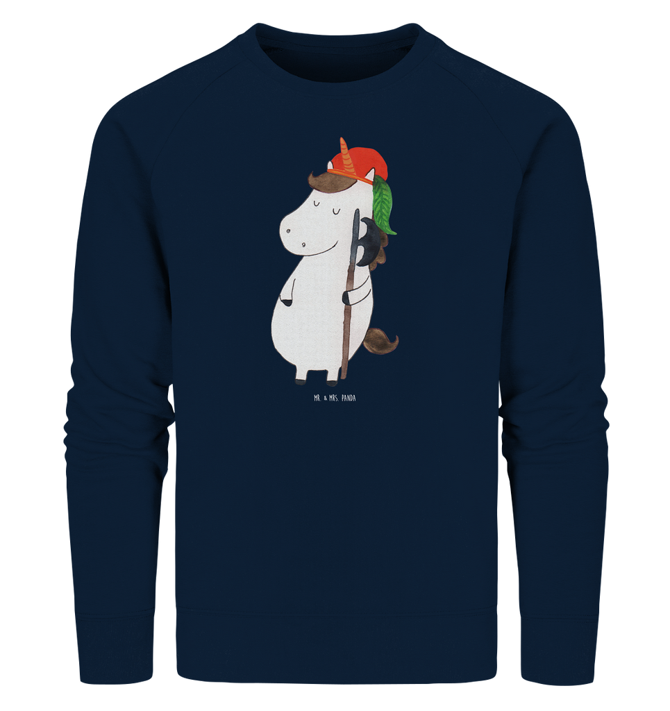 Organic Pullover Einhorn Bube Pullover, Pullover Männer, Pullover Frauen, Sweatshirt, Sweatshirt Männer, Sweatshirt Frauen, Unisex, Einhorn, Einhörner, Einhorn Deko, Pegasus, Unicorn, Bube, Mittelalter