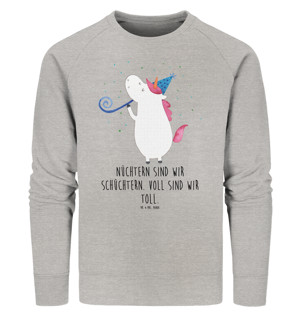 Organic Pullover Einhorn Party Pullover, Pullover Männer, Pullover Frauen, Sweatshirt, Sweatshirt Männer, Sweatshirt Frauen, Unisex, Einhorn, Einhörner, Einhorn Deko, Pegasus, Unicorn, Glitzer, Konfetti, Party, Geburtstag, Feier, Fest, Alkohol, Disco, Club
