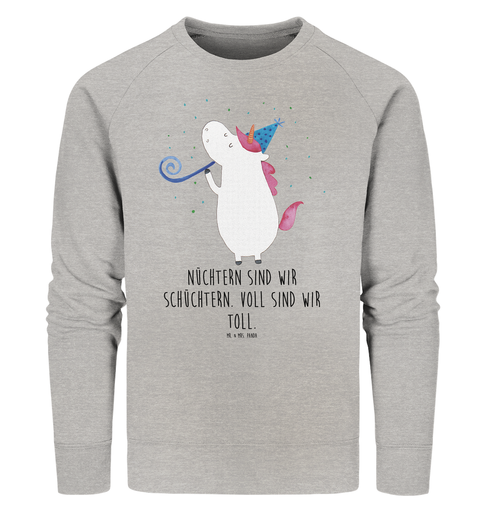Organic Pullover Einhorn Party Pullover, Pullover Männer, Pullover Frauen, Sweatshirt, Sweatshirt Männer, Sweatshirt Frauen, Unisex, Einhorn, Einhörner, Einhorn Deko, Pegasus, Unicorn, Glitzer, Konfetti, Party, Geburtstag, Feier, Fest, Alkohol, Disco, Club