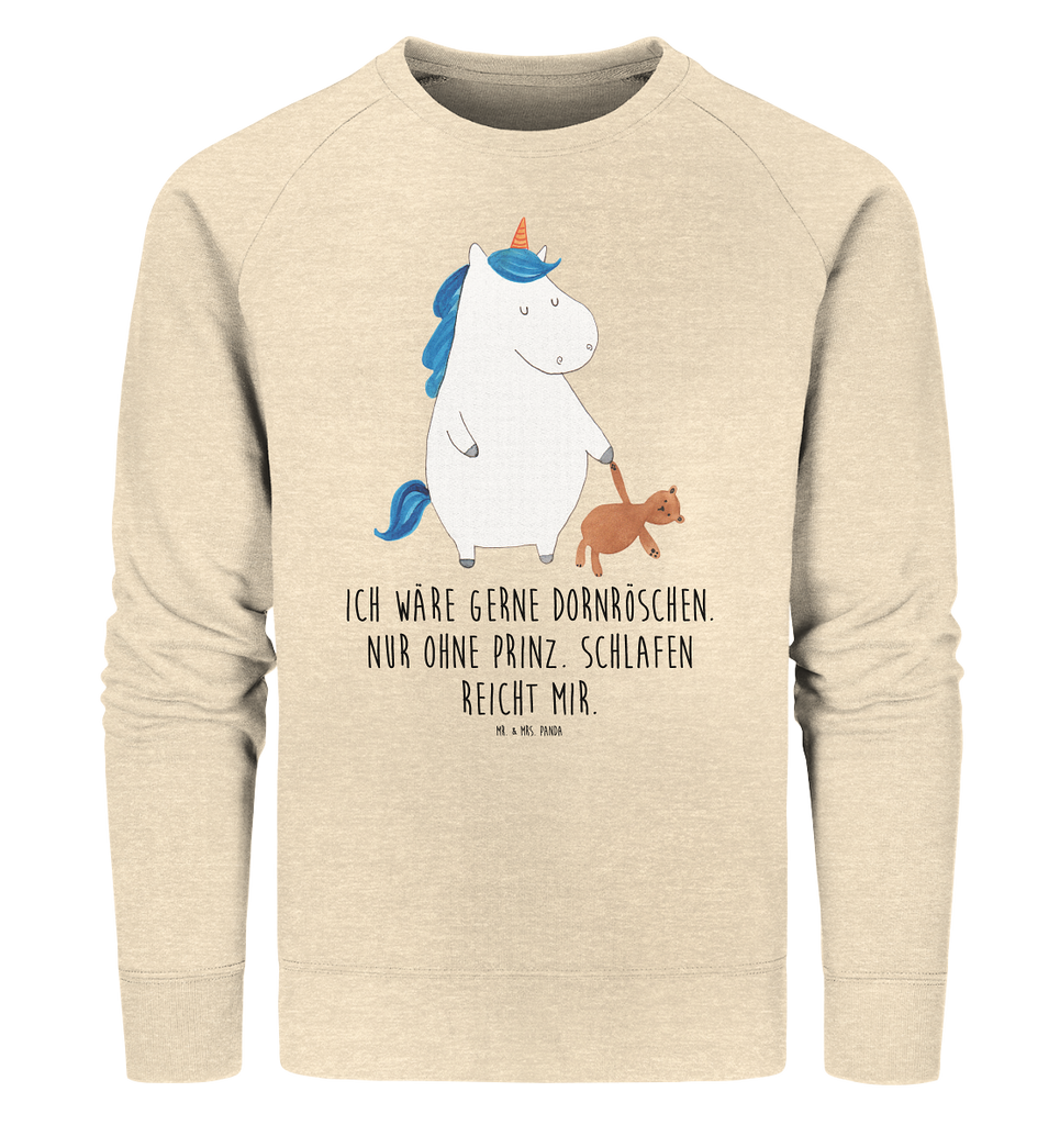Organic Pullover Einhorn Teddy Pullover, Pullover Männer, Pullover Frauen, Sweatshirt, Sweatshirt Männer, Sweatshirt Frauen, Unisex, Einhorn, Einhörner, Einhorn Deko, Pegasus, Unicorn, schlafen, gute Nacht, Single, Bett, Träumen, Freundin, Singleleben