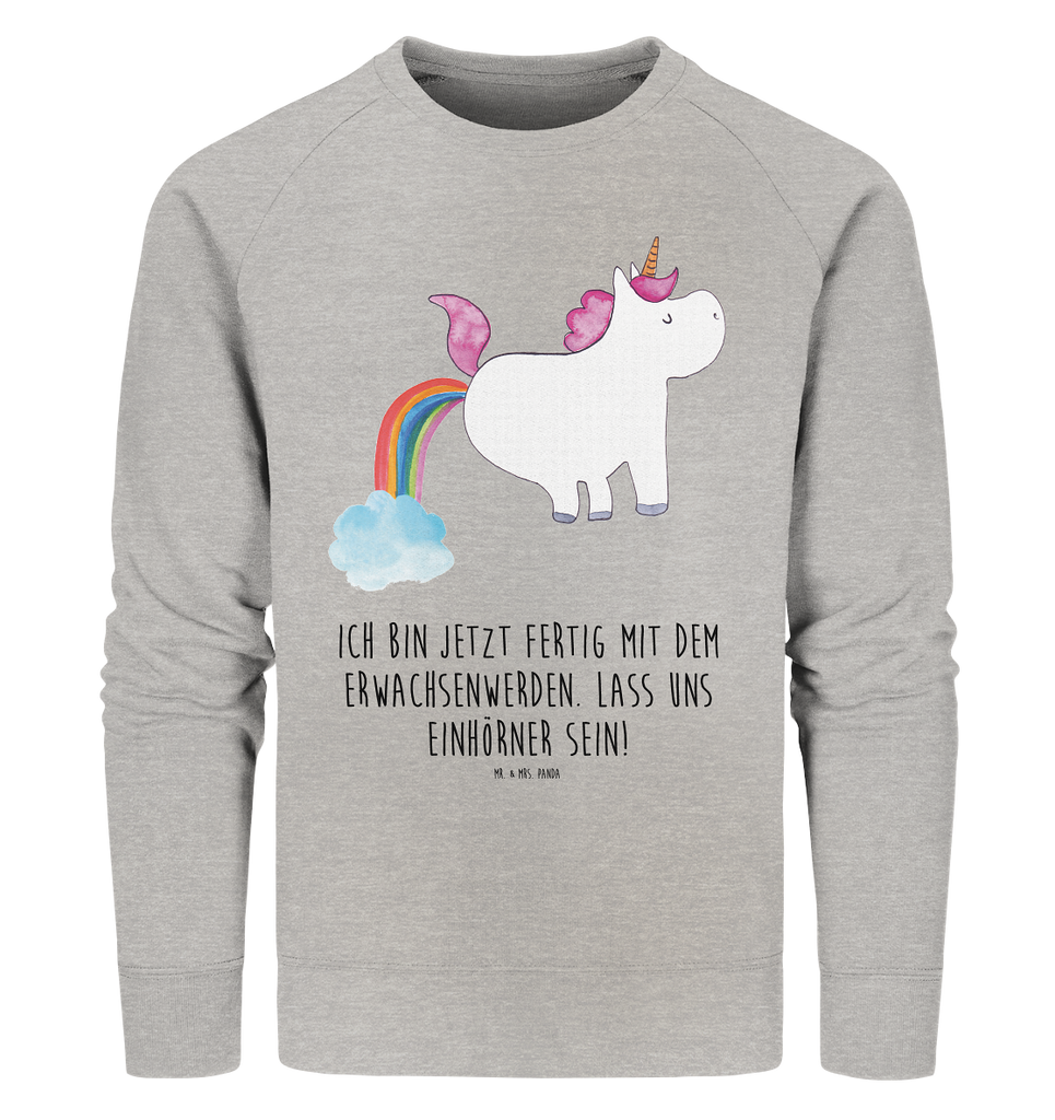 Organic Pullover Einhorn Pupsend Pullover, Pullover Männer, Pullover Frauen, Sweatshirt, Sweatshirt Männer, Sweatshirt Frauen, Unisex, Einhorn, Einhörner, Einhorn Deko, Pegasus, Unicorn, Pups, Regenbogen, Glitzer, Einhornpower, Erwachsenwerden, Spaß, lustig, Freundin
