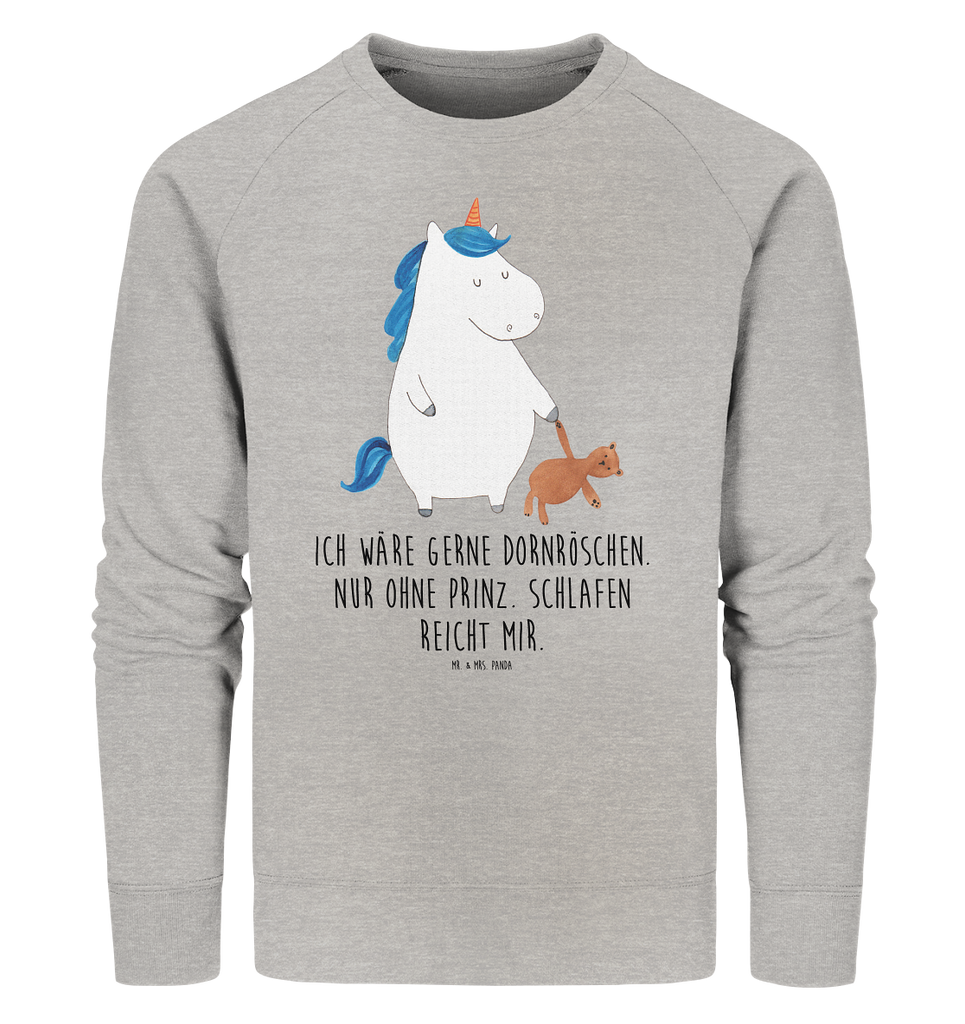 Organic Pullover Einhorn Teddy Pullover, Pullover Männer, Pullover Frauen, Sweatshirt, Sweatshirt Männer, Sweatshirt Frauen, Unisex, Einhorn, Einhörner, Einhorn Deko, Pegasus, Unicorn, schlafen, gute Nacht, Single, Bett, Träumen, Freundin, Singleleben