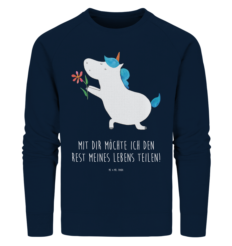 Organic Pullover Einhorn Blume Pullover, Pullover Männer, Pullover Frauen, Sweatshirt, Sweatshirt Männer, Sweatshirt Frauen, Unisex, Einhorn, Einhörner, Einhorn Deko, Pegasus, Unicorn, Liebe, Liebesbeweis, Antrag, Heiratsantrag, Verlobung, Ehepaar, Pärchen, Partner, Freund, Freundin, Ehe, heiraten