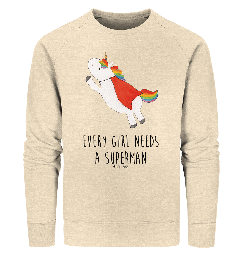 Organic Pullover Einhorn Super Pullover, Pullover Männer, Pullover Frauen, Sweatshirt, Sweatshirt Männer, Sweatshirt Frauen, Unisex, Einhorn, Einhörner, Einhorn Deko, Pegasus, Unicorn, Traummann, Superheld, Held, Freundin, Geschenk, Girl, Mädchen
