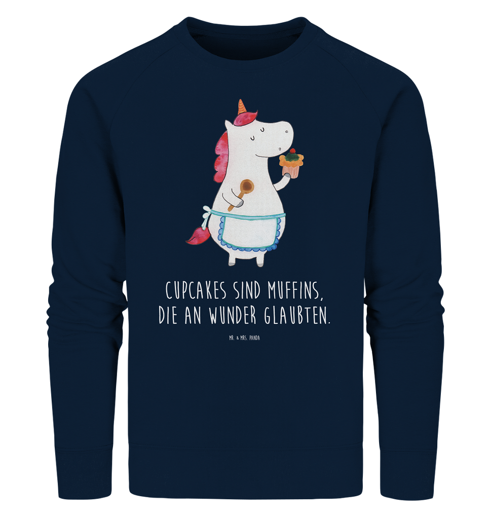 Organic Pullover Einhorn Küchenfee Pullover, Pullover Männer, Pullover Frauen, Sweatshirt, Sweatshirt Männer, Sweatshirt Frauen, Unisex, Einhorn, Einhörner, Einhorn Deko, Pegasus, Unicorn, backen, Muffin, Motivation, Träumer, träumen, Bäckerin, Hobbykoch, Koch, Torte, Kuchen